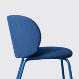 TONSTAD / KRYLBO Table et 2 chaises, blanc cassé/Tonerud bleu, 80/120x70 cm