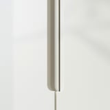 TONSTAD Porte avec charnières, blanc cassé, 50x195 cm