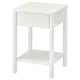 TONSTAD Table chevet, blanc cassé, 40x40x59 cm