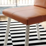 TONSTAD / TONSTAD Table et 2 chaises, blanc cassé/Brun doré Bomstad blanc cassé, 80/120x70 cm