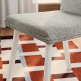 TONSTAD / TONSTAD Table et 4 chaises, blanc cassé/Viarp beige/brun blanc cassé, 140/196x85 cm