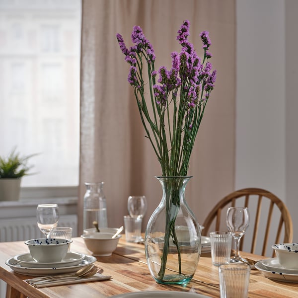 TORKA Fleurs/plantes séchées, botte/mauve, 70 cm