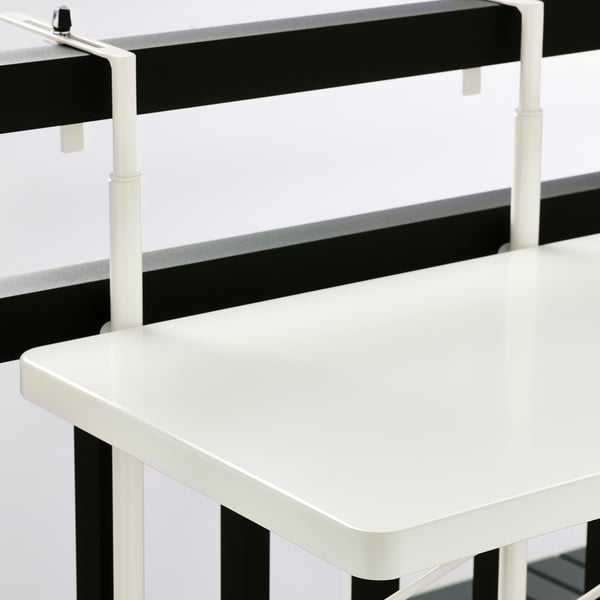 TORPARÖ Table pour balcon, blanc, 50 cm