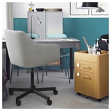 TOSSBERG / MALSKÄR Chaise conférence, Gunnared beige/noir