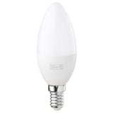 TRÅDFRI Ampoule à LED E14 470 lumen, sans fil à variateur d'intensité spectre blanc/flamme opalin