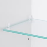 TREASJÖN Élément miroir 1pt+éclairage int, 50x17x75 cm