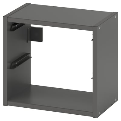 TROFAST Rangement mural, gris, 34x21x30 cm