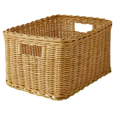 TRUMMIS Panier, fait main rotin, 25x35x20 cm