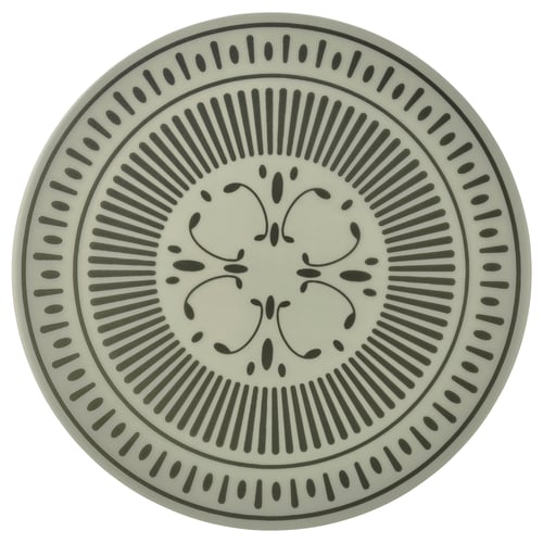 TUVIRIS Set de table, gris vert/à motifs plastique, 37 cm