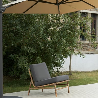 TVARÖ / FRÖSÖN Module siège canapé modulable, ext, gris foncé