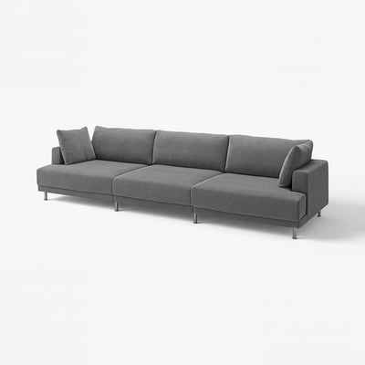 UPPÅKRA Canapé modulable 4,5 places, Johanneshov gris foncé