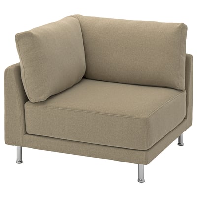 UPPÅKRA Module d'angle, Johanneshov brun-beige