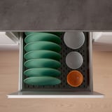 UPPDATERA Panneau perforé organiseur tiroir, anthracite, 60 cm