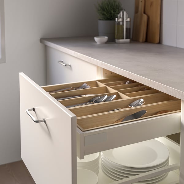 UPPDATERA Range-couverts, bambou clair, 32x50 cm