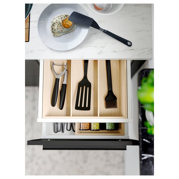 UPPDATERA Range-couverts, bambou clair, 32x50 cm