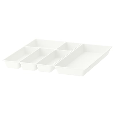 UPPDATERA Range-couverts/range-ustensiles, blanc, 52x50 cm