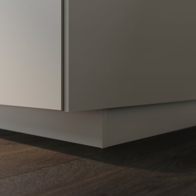 UPPLÖV Plinthe, mat beige foncé, 220x8 cm