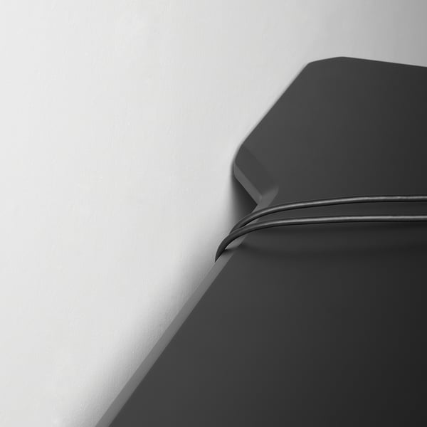 UPPSPEL Plateau, noir, 180 cm