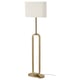 UPPVIND Lampadaire, laitonné/blanc, 150 cm