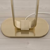UPPVIND Lampadaire, laitonné/blanc, 150 cm