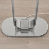 UPPVIND Lampadaire, nickelé/blanc, 150 cm