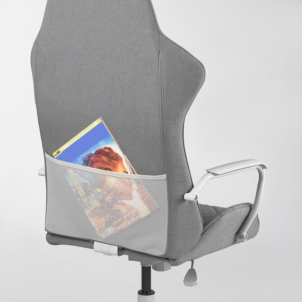 UTESPELARE Chaise gaming, Bomstad gris