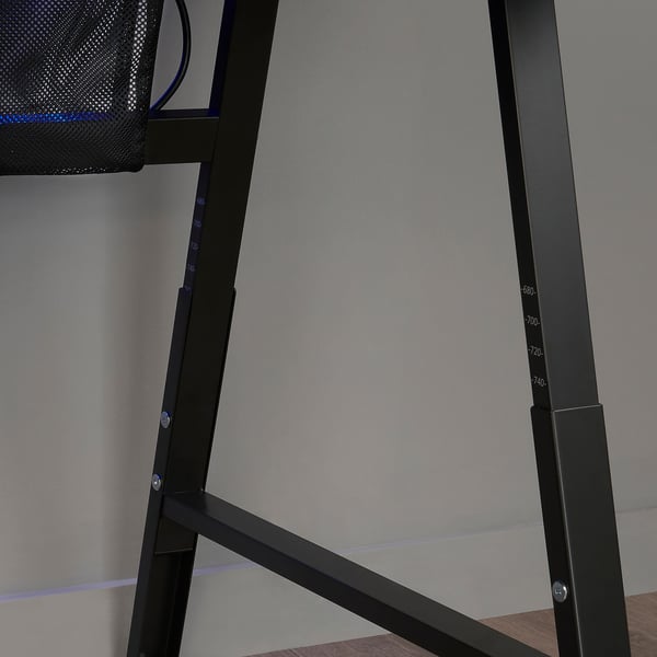 UTESPELARE / MATCHSPEL Bureau, chaise et caisson gaming, noir