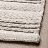 VÄGNÄT Tapis tissé à plat, blanc cassé gris/fait main, 170x240 cm