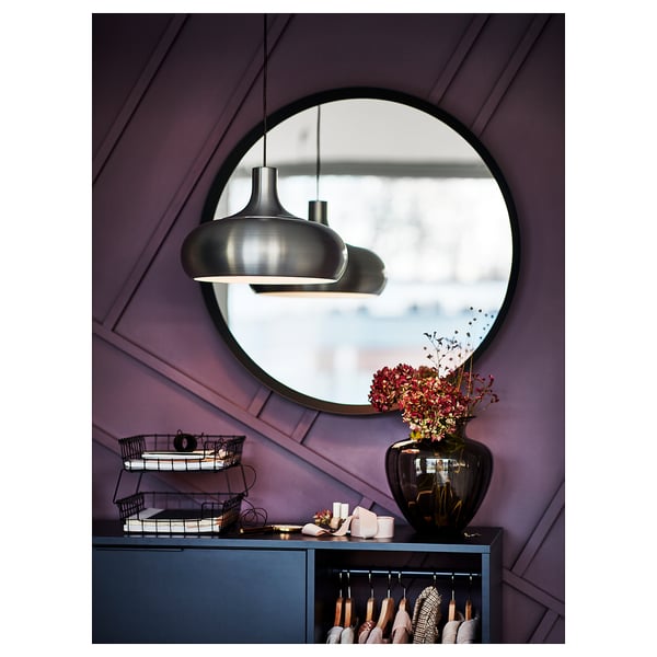 VÄXJÖ Suspension, couleur aluminium, 38 cm