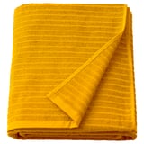 VÅGSJÖN Drap de bain, jaune doré, 100x150 cm