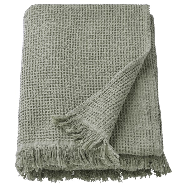 VALLASÅN Drap de bain, vert clair, 100x150 cm