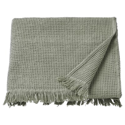 VALLASÅN Serviette de bain, vert clair, 70x140 cm