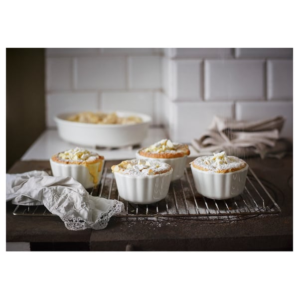 VARDAGEN Moule à gâteau, blanc cassé, 11 cm