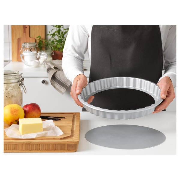 VARDAGEN Moule à tarte, couleur argent, 31 cm/1.8 l