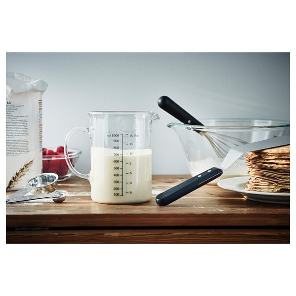 VARDAGEN Pichet doseur, verre, 1.0 l