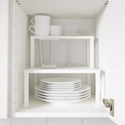 VARIERA Demi-étagère, blanc, 32x13x16 cm