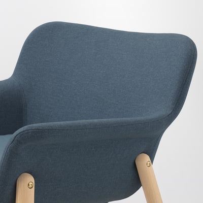 VEDBO Fauteuil, Gunnared bleu