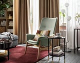VEDBO Fauteuil haut, Gunnared vert clair