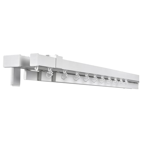 VIDGA Rail rideau simple ou triple, blanc
