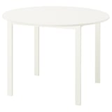VIHALS Table, blanc/blanc, 107 cm