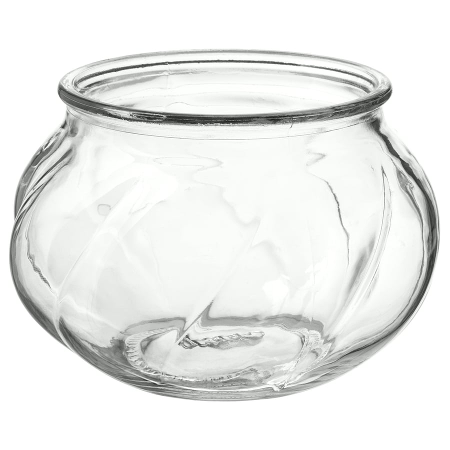 VILJESTARK Vase, verre transparent, 8 cm IKEA