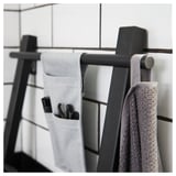 VILTO Portant serviettes, noir