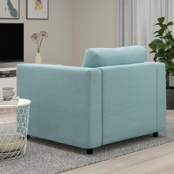 VIMLE Fauteuil, Saxemara bleu clair