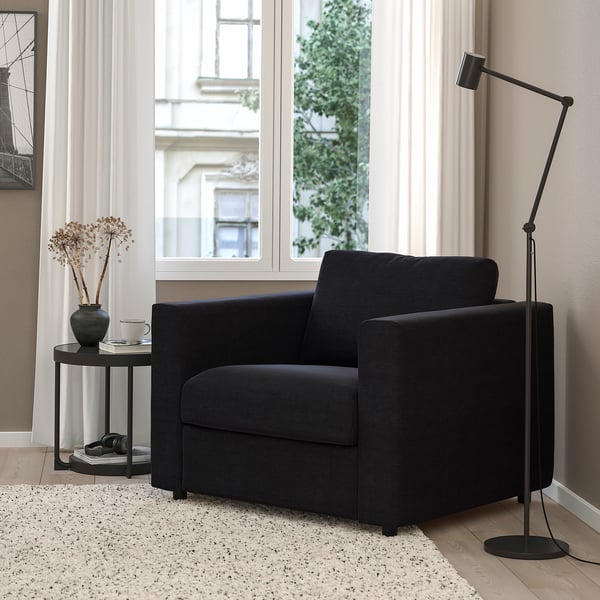 VIMLE Fauteuil, Saxemara bleu noir