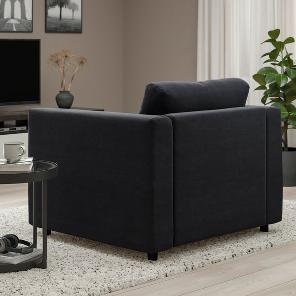 VIMLE Fauteuil, Saxemara bleu noir
