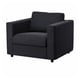 VIMLE Fauteuil, Saxemara bleu noir