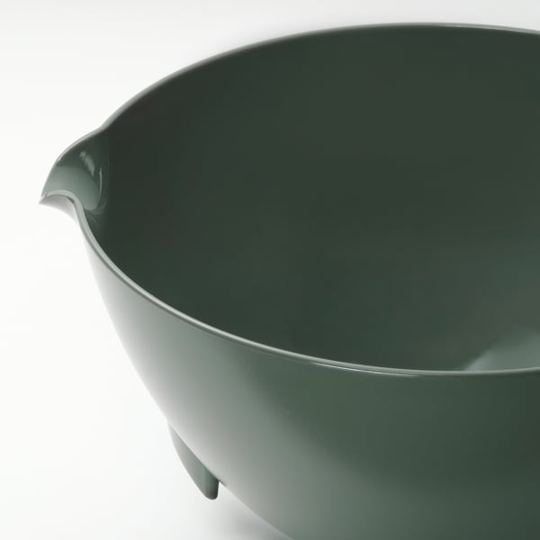 VISPNING Bol mélangeur, gris vert, 3.0 l