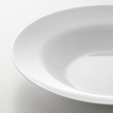 VITBLECKA Assiette creuse, blanc, 28 cm