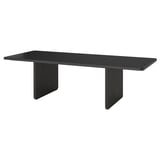 VITTSKÄR Table, plastique imitation rotin extérieur/gris foncé, 264x96 cm