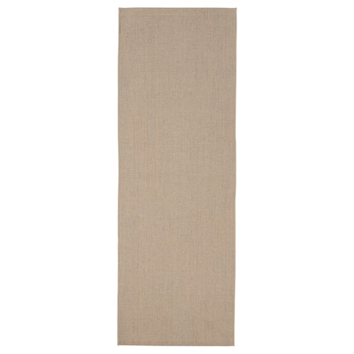 VODSKOV Tapis tissé à plat, naturel/gris clair, 80x230 cm
